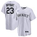 Jersey Colorado Rockies White Fan