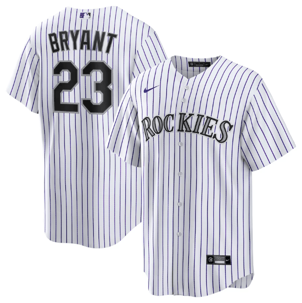 Jersey Colorado Rockies White Fan