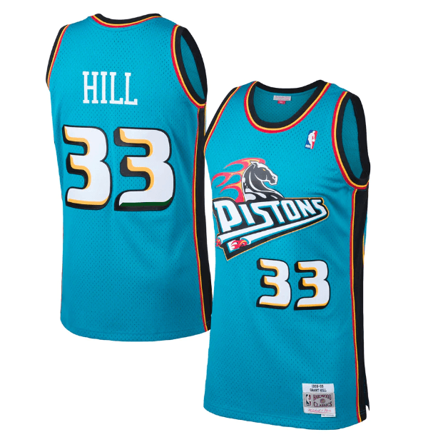 Jersey Jersey Swingman Detroit Pistons Mitchell & Ness Hardwood Classics 1998/99