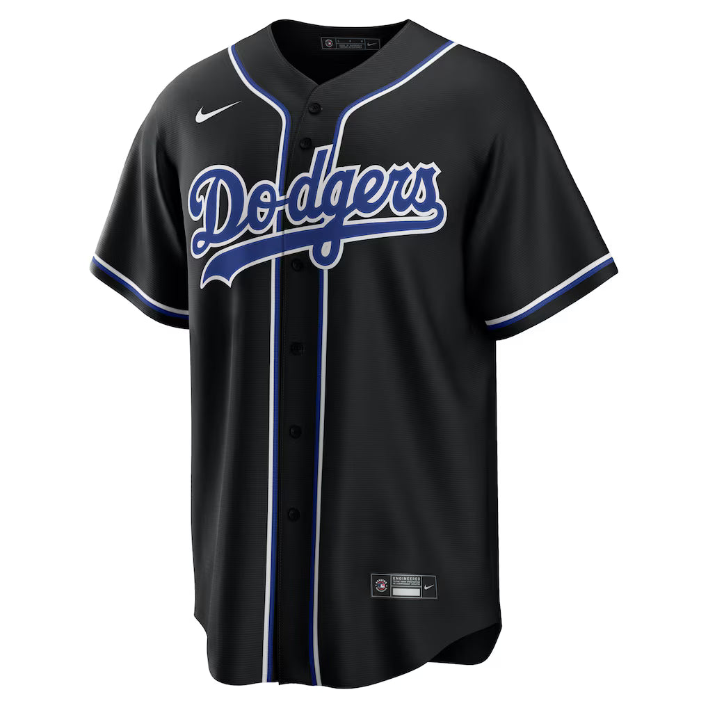 MLB Los Angeles Dodgers Jersey Black/Blue