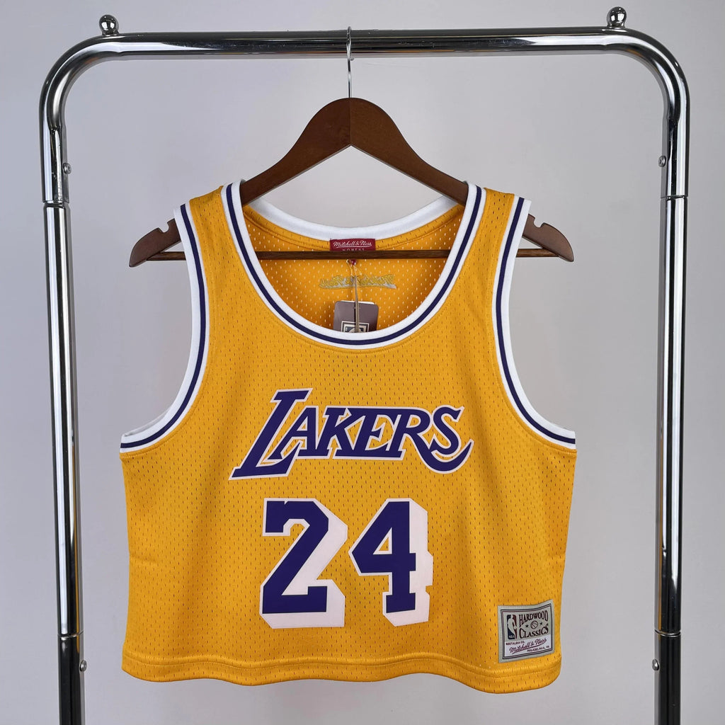 Jersey Cropped Kobe Bryant Lakers Mitchell & Ness Hardwood Classics