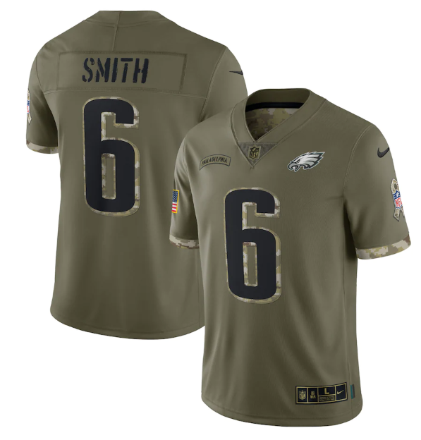 NFL Philadelphia Eagles Vapor Limited Jersey Salute To Service 2022
