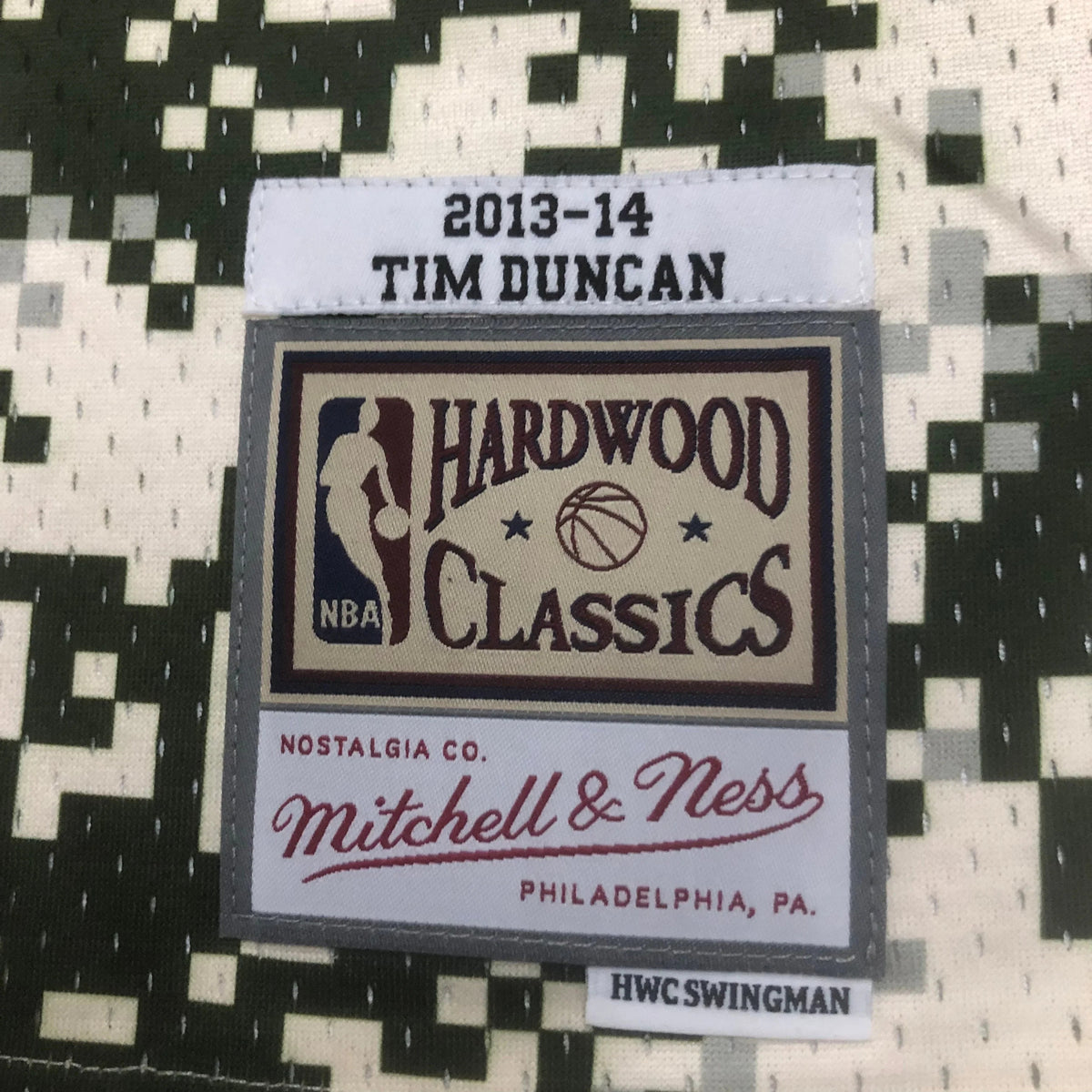 Jersey Swingman San Antonio Spurs Mitchell & Ness Hardwood Classics 2013/14
