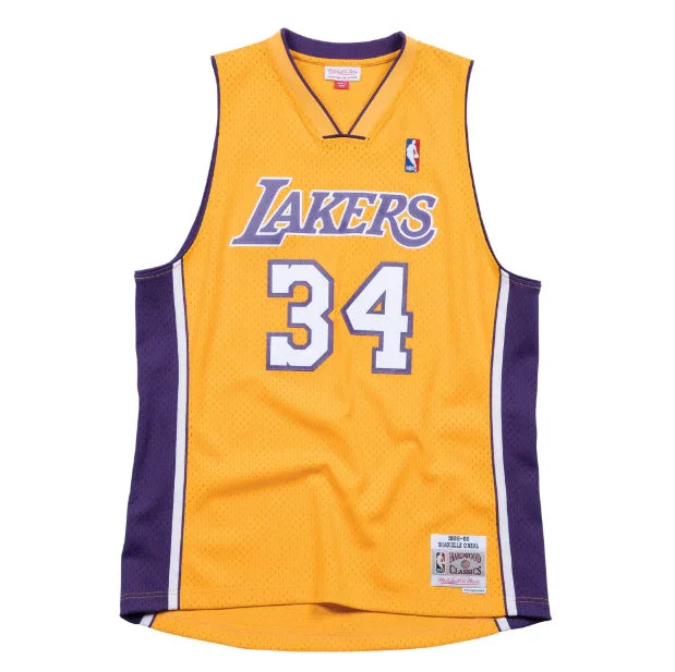Jersey Swingman Los Angeles Lakers Mitchell & Ness Yellow Hardwood Classics 1999/00