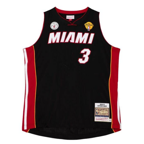 Jersey Authentic Miami Heat Dwyane Wade Finals 2012/13
