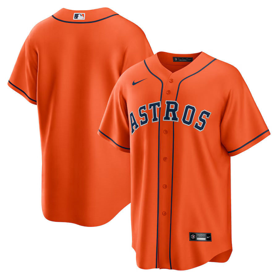 Jersey Houston Astros Orange Fan
