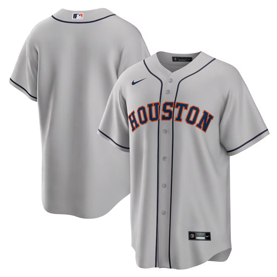 Jersey Houston Astros Gray Fan