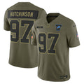 NFL Detroit Lions Vapor F.U.S.E. Limited Jersey Salute To Service 2025