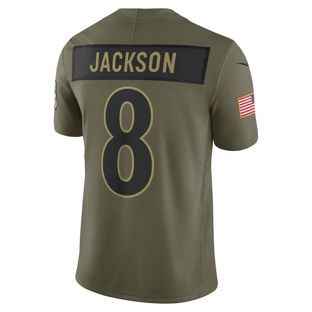 NFL Baltimore Ravens Vapor F.U.S.E. Limited Jersey Salute To Service 2025