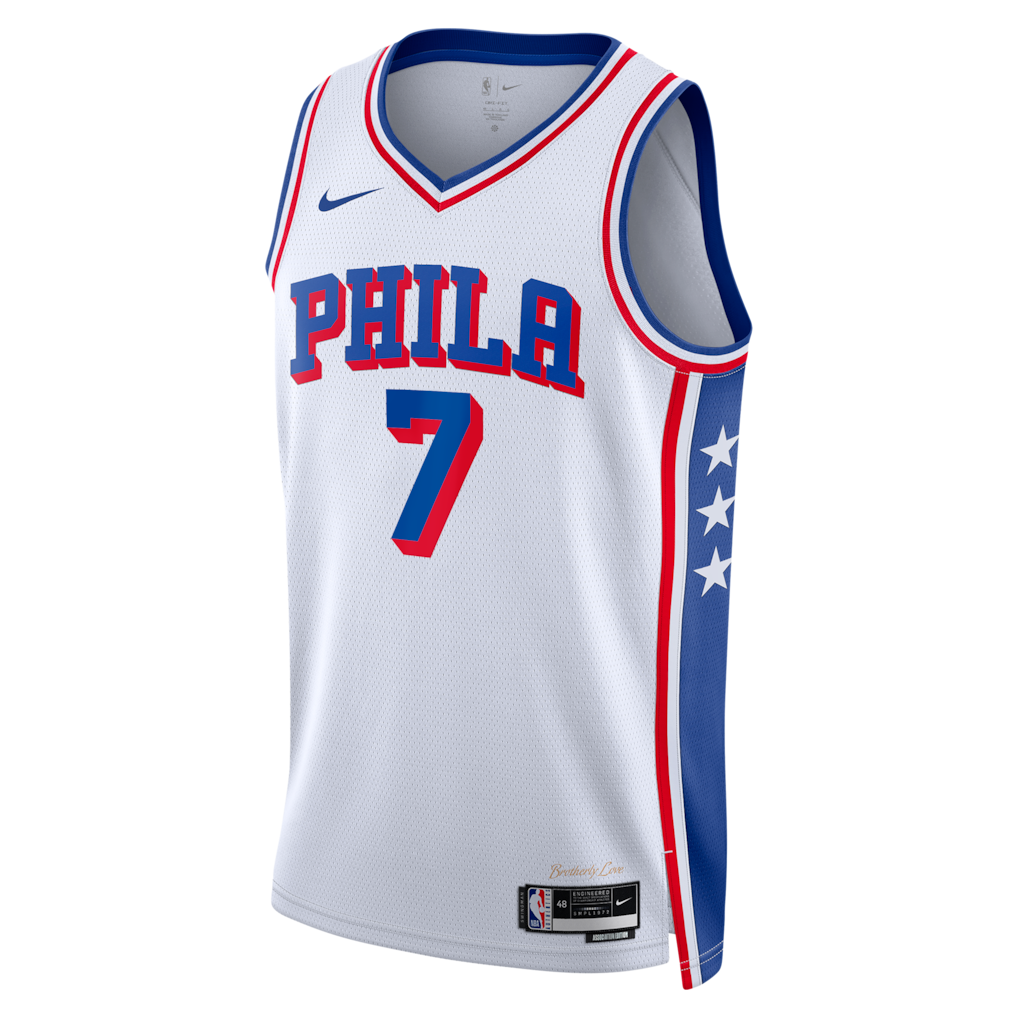 Jersey NBA Philadelphia 76ers Association Edition Jaylen Brown