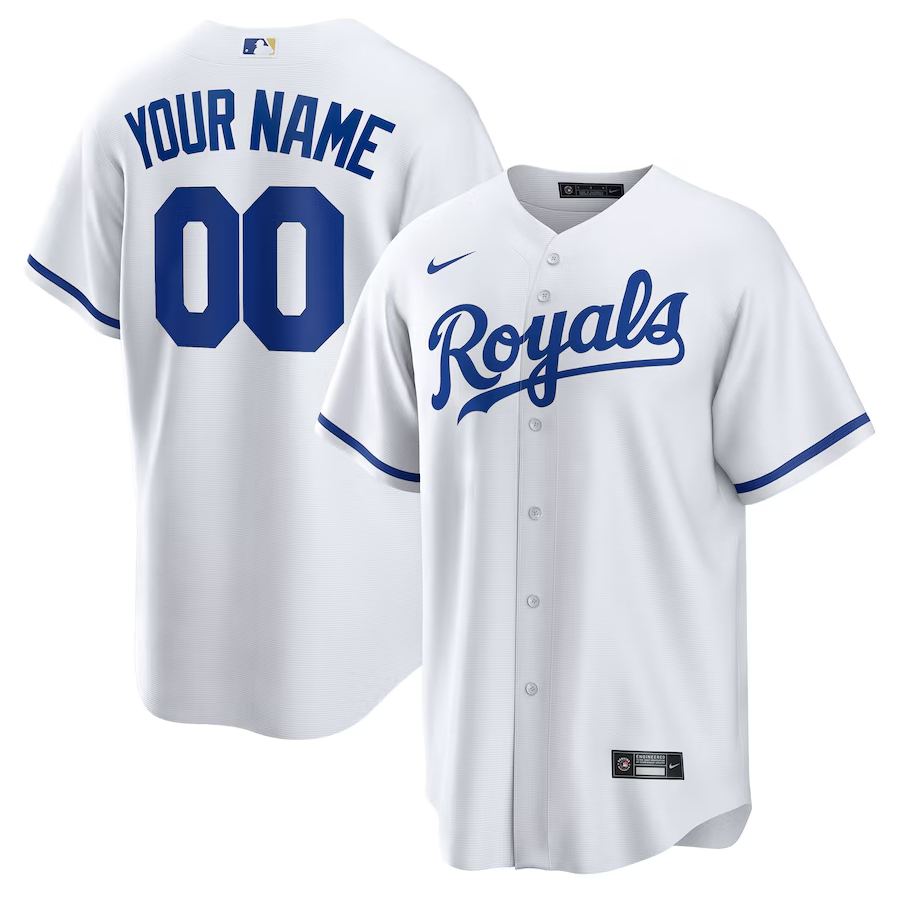 Jersey Kansas City Royals White Fan Silkada