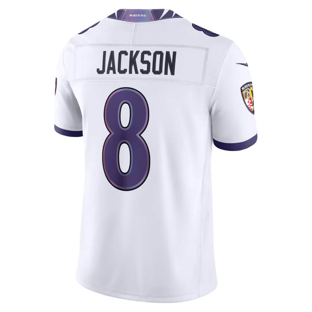 NFL Baltimore Ravens Vapor F.U.S.E. Limited 26/27 Jersey White