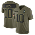 NFL Green Bay Packer Vapor F.U.S.E. Limited Jersey Salute To Service 2025