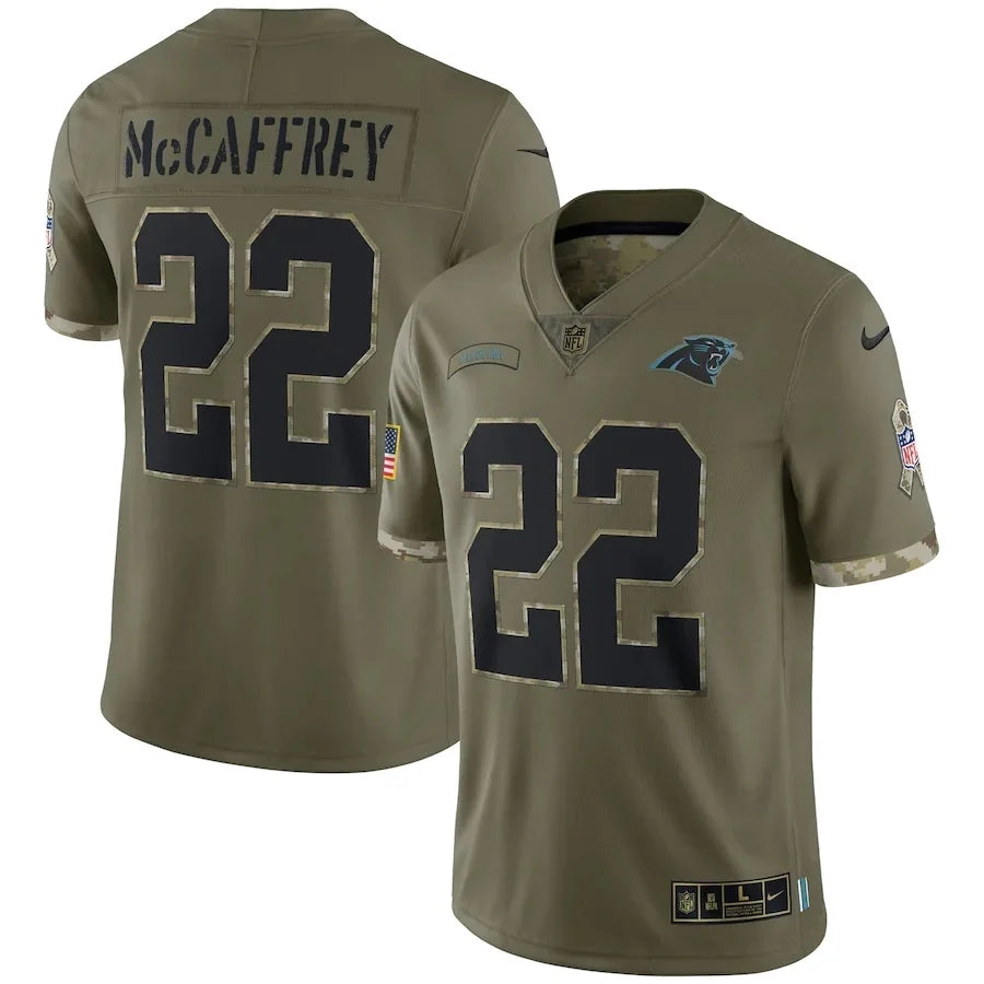 NFL Carolina Panthers Vapor Limited Jersey Salute To Service 2022