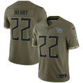 NFL Tennessee Titans Vapor Limited Jersey Salute To Service 2022