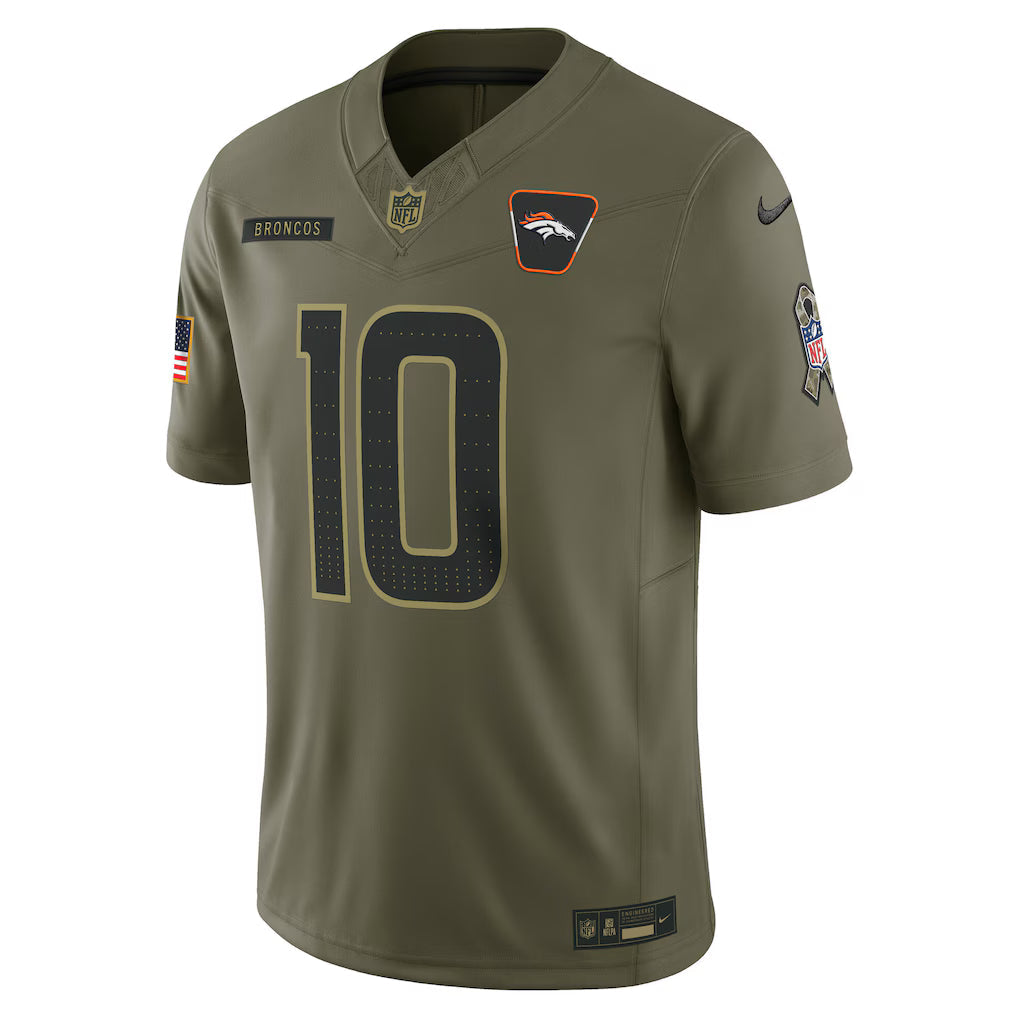 Jersey NFL Denver Broncos Vapor F.U.S.E. Limited Salute To Service 2025