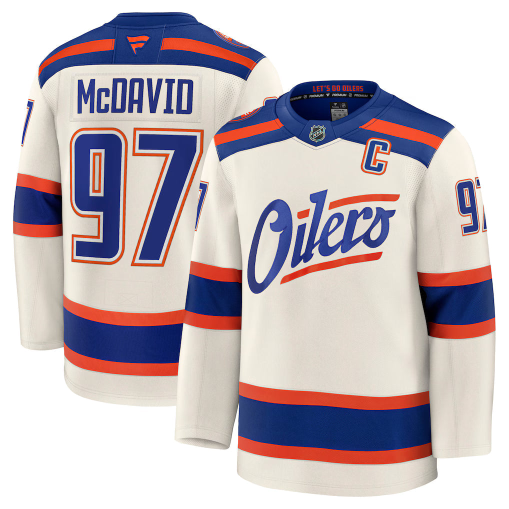 NHL Edmonton Oilers Jersey Bege