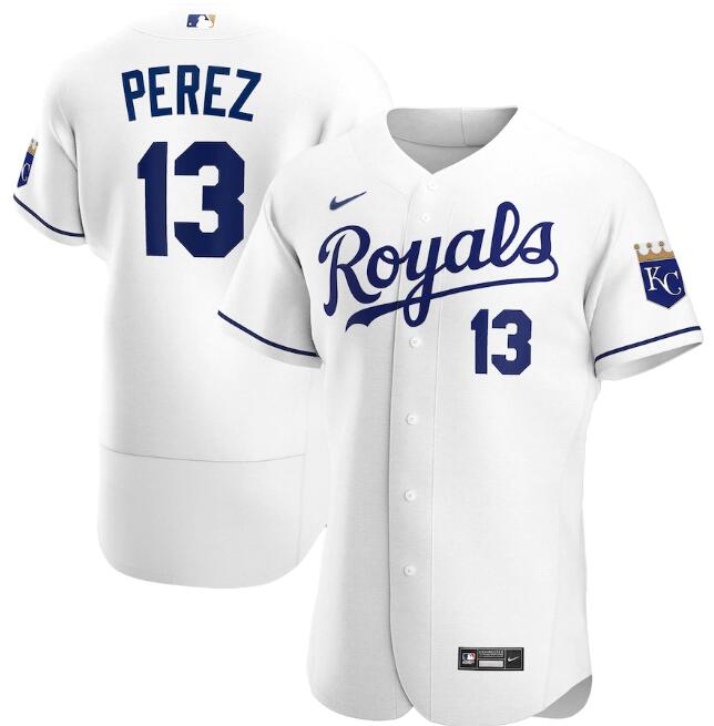 Jersey Kansas City Royals White Authentic